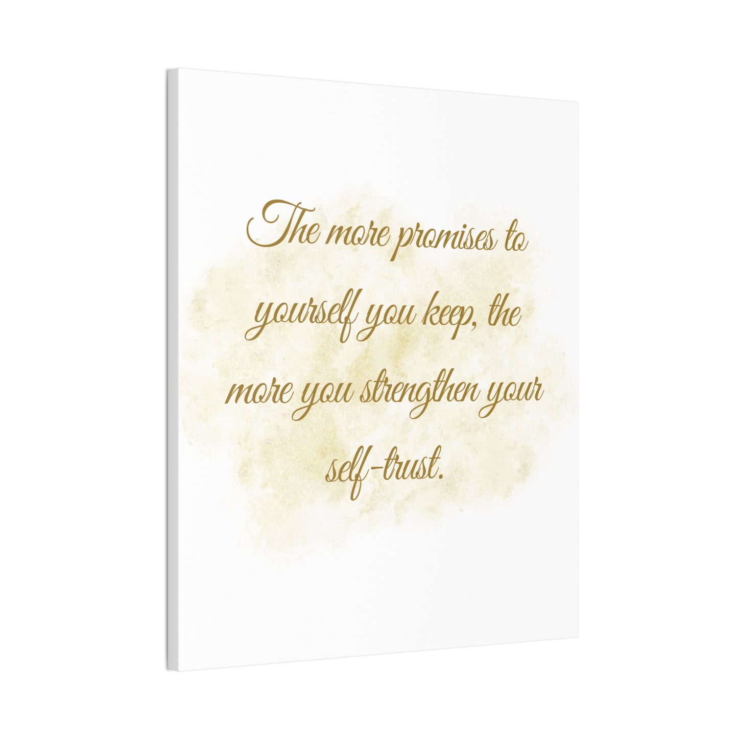 Inspirational Canvas Wall Art – Self-Trust Quote