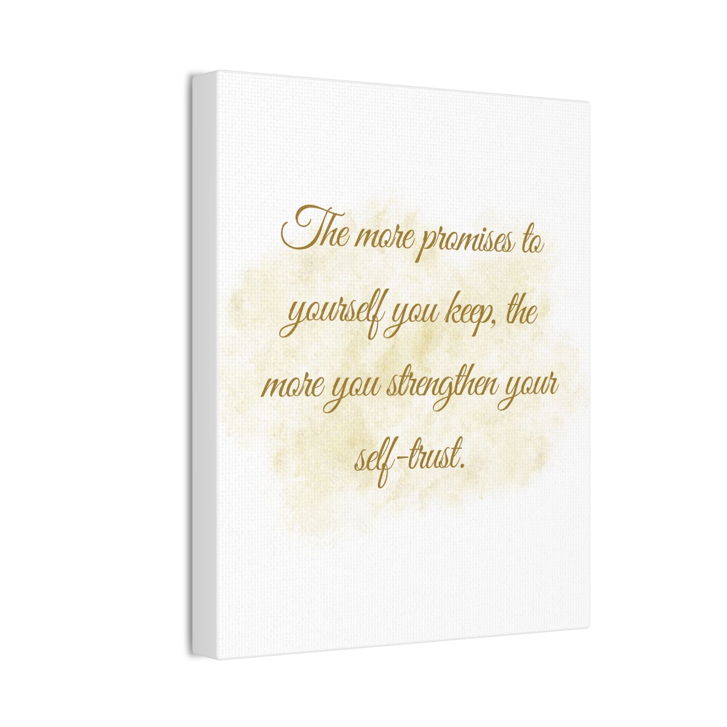 Inspirational Canvas Wall Art – Self-Trust Quote