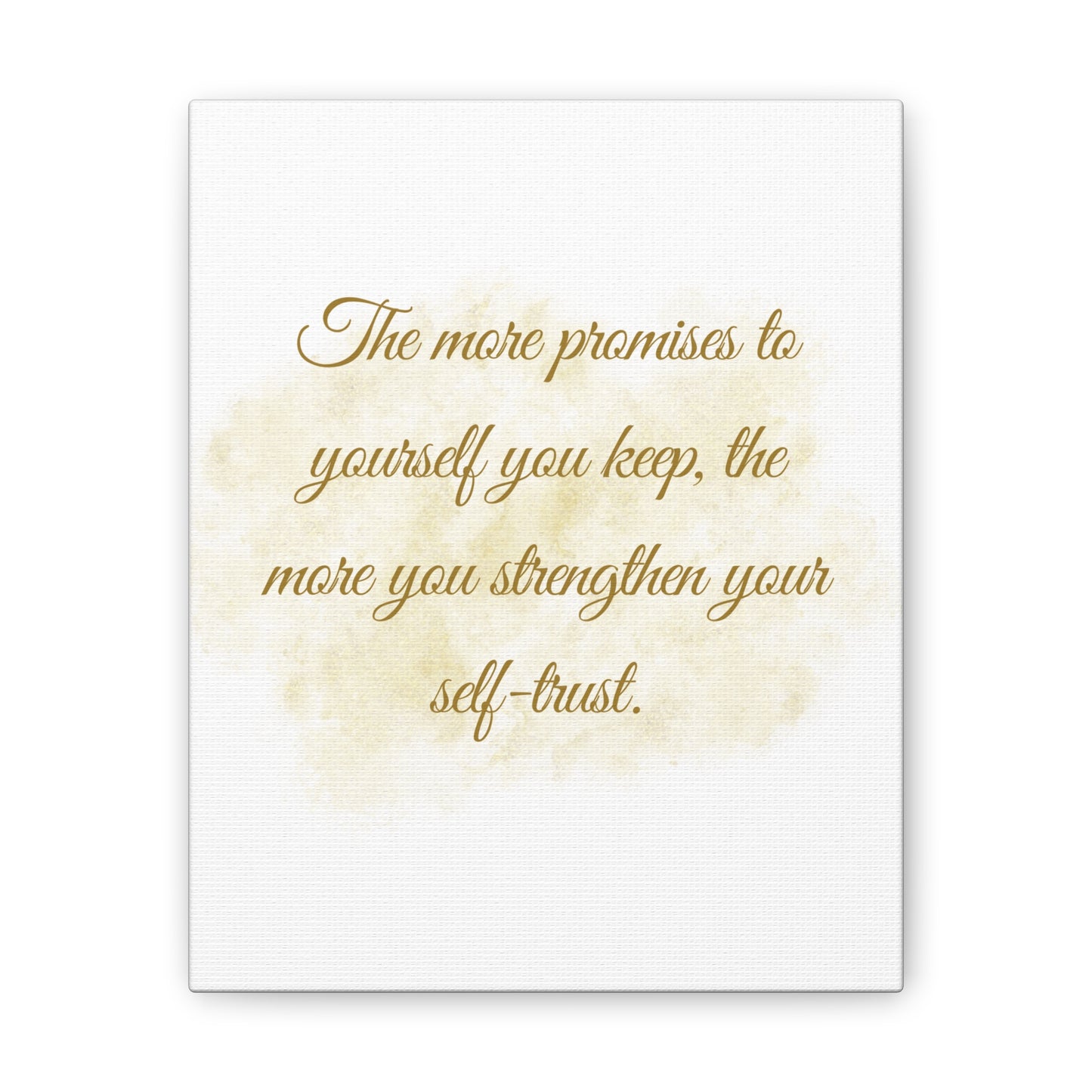 Inspirational Canvas Wall Art – Self-Trust Quote