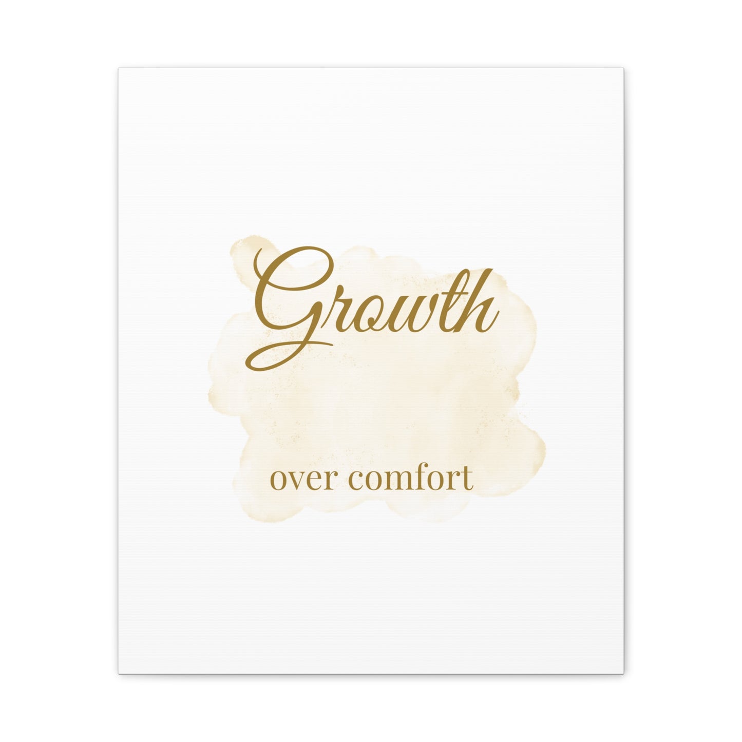 Inspirational Canvas Art - 'Growth over Comfort'