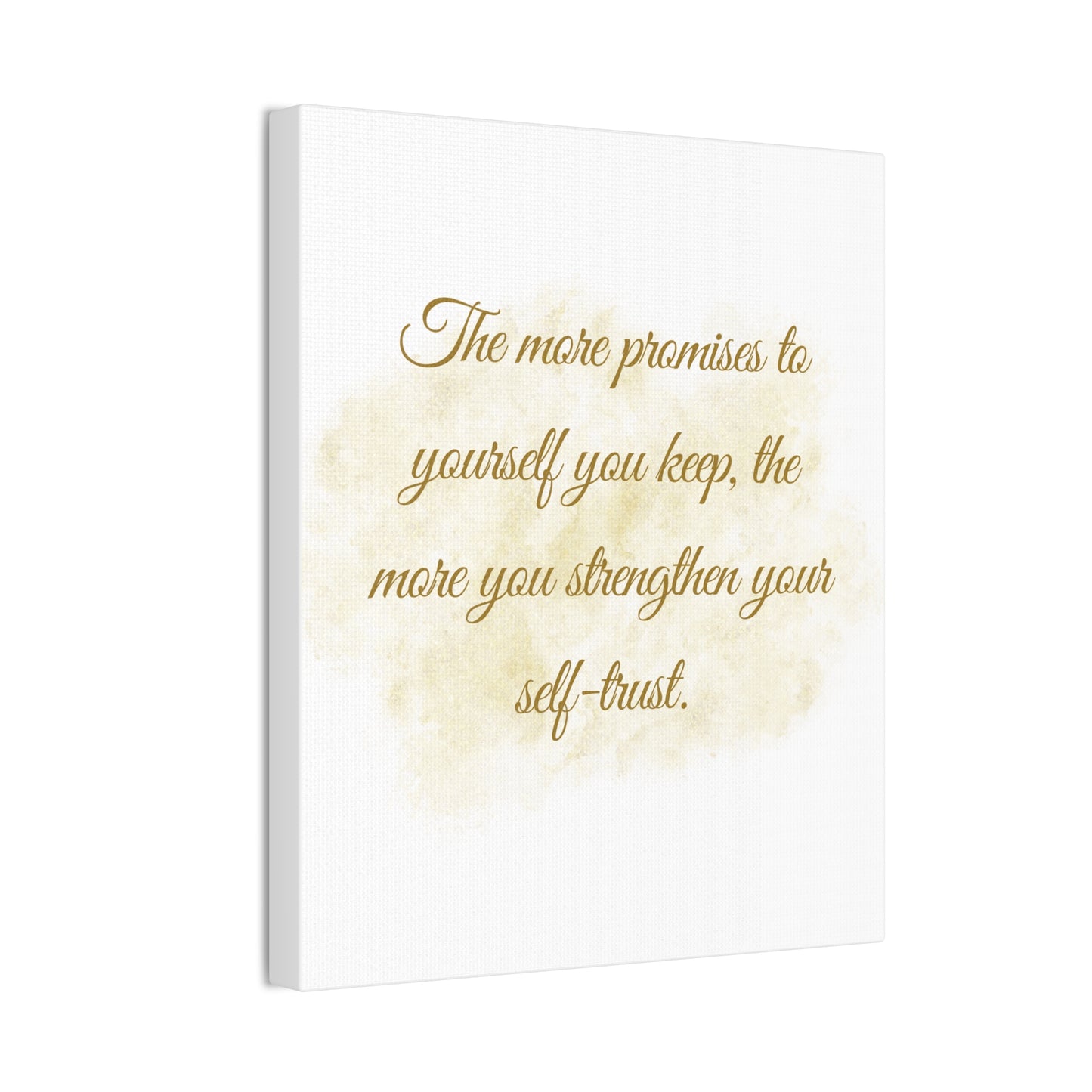 Inspirational Canvas Wall Art – Self-Trust Quote