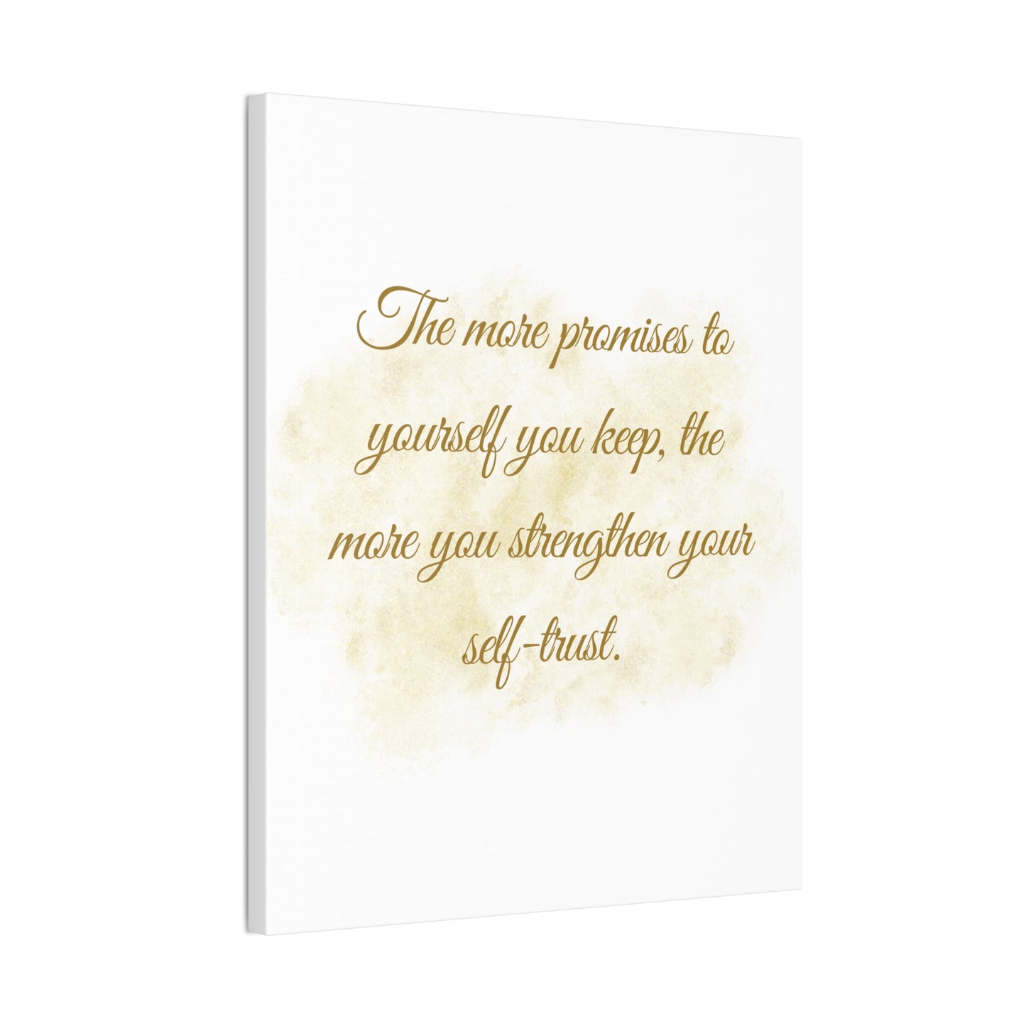 Inspirational Canvas Wall Art – Self-Trust Quote